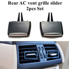 Rear Air Conditioner Back Ac Vent Grille Outlet Tab Clip Slider Repair Kit 64226954953 Compatible With BMW X5 (E70) & X6 (E71, E72) (Set Of 2)