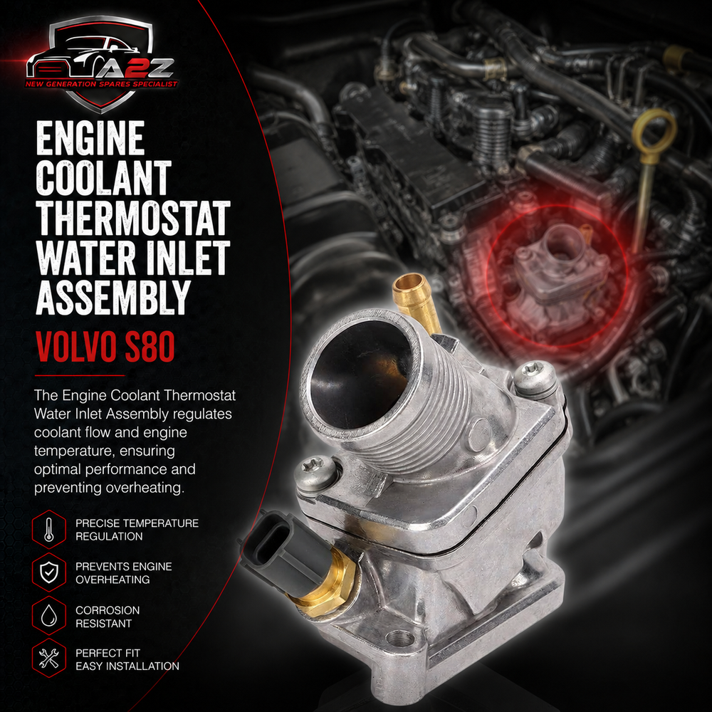 Engine Coolant Thermostat Water Inlet Assembly 31293699 30637217 30650022 30777475 Compatible With VOLVO S80 Tag No.130