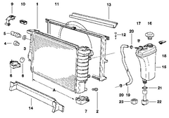 Wiper Bottle 17111723520 1723520 Compatible With BMW 5 Series (E39) Tag No.93