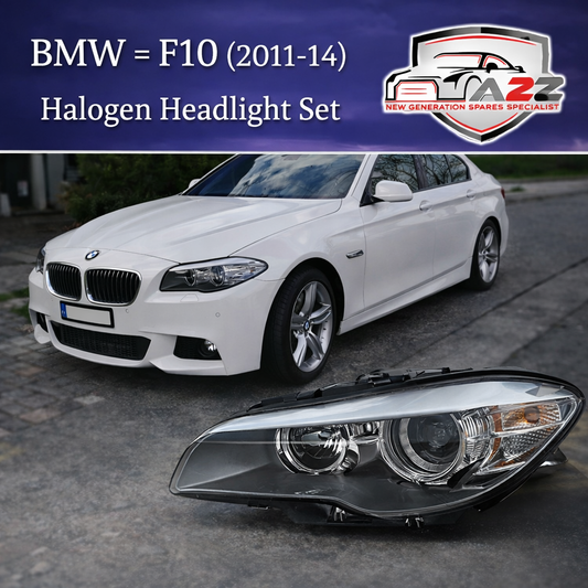 Complete Headlight Assy Left 63112990001 & Right 63112990002 (Without Blaster) Compatible With BMW X1 E84 (2009-2012) Tag No.59