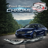 Front Bumper Chrome Left 1178855000 & Right 1178855100 Compatible With MERCEDES-BENZ CLA Coupe (C117)2017-2019 Tag No.109