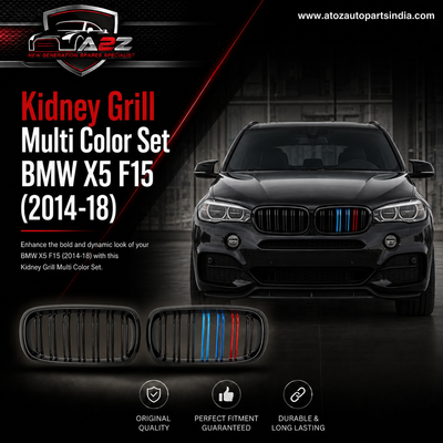Kidney Grill Multi Color Set Compatible With BMW For X5 F15 M (2014-18) Tag No.49