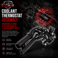 Coolant Thermostat Assembly 2742003300 2742000615 For MERCEDES-BENZ C-CLASS W205 & E-CLASS W212 W213 Tag-E-06