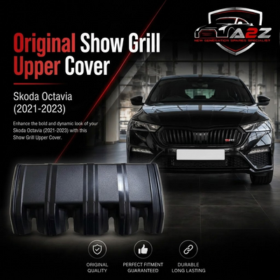 Show Grill Upper Cover 5E3853655 Compatible With Skoda Octavia (2021-2023) Tag No.81