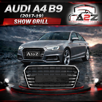 Show Grill Compatible With Audi A4 B9(2017-19) Matt Black Tag 21