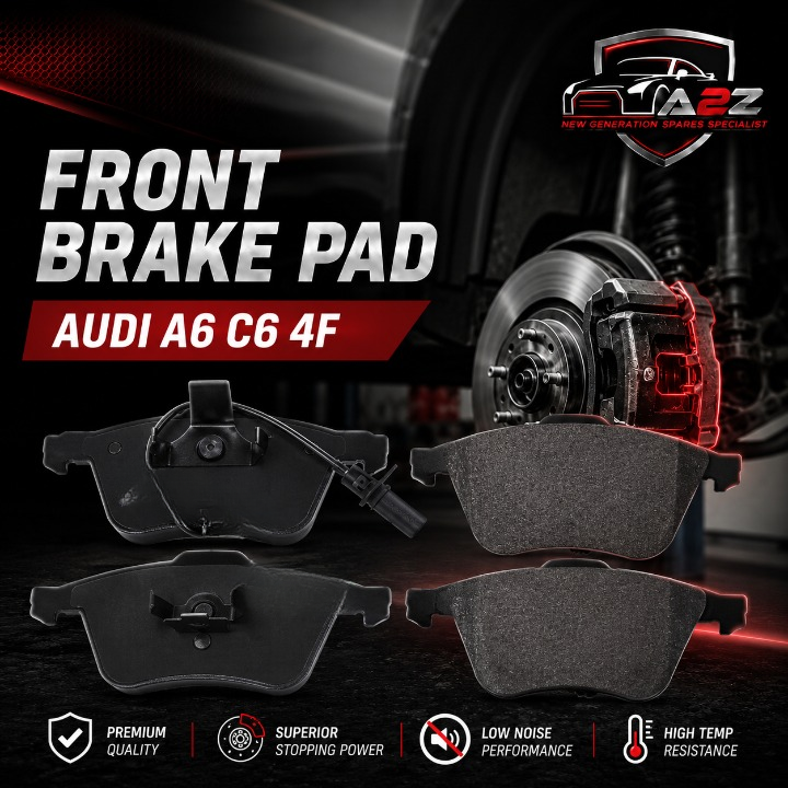 Front Brake Pad 8E0698151G 2395001 P85097 Compatible With AUDI A6 C6 4F