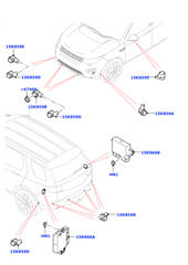 Parking Distance Control Sensors LR081444 Compatible With LAND ROVER & DISCOVERY V (L462)