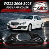 Fog Lamp Cover Compatible With MERCEDES BENZ E-CLASS W211 2006-2008 Fog Lamp Cover Left 211885822 & Right 211885922 A2118851174 Fog Lamp Chrome Right 2118851274 & Left 2118851174 Tag No.282