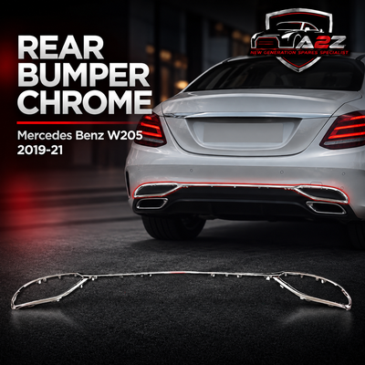 Rear Bumper Chrome 2058850401 A2058850401 Compatible With Mercedes Benz W205 2019-21 Tag No.298