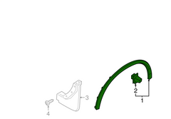Front Right Wheel Arch (EYEBROW) 39849975A Compatible With VOLVO XC90 N.M (Small) (T-2) Tag-EY-38