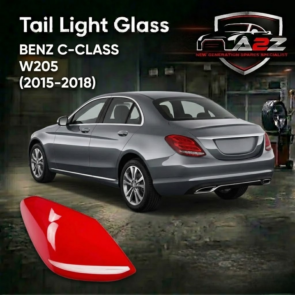 Tail Light Glass Compatible With MERCEDES BENZ C-CLASS W205 2015-2018