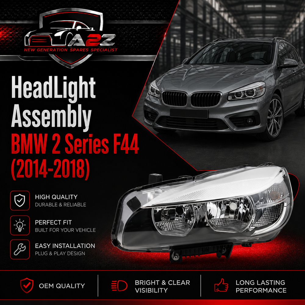 Complete Headlight Set Left 63117422573 & Right 63117422574 Compatible With BMW 2 Series F44