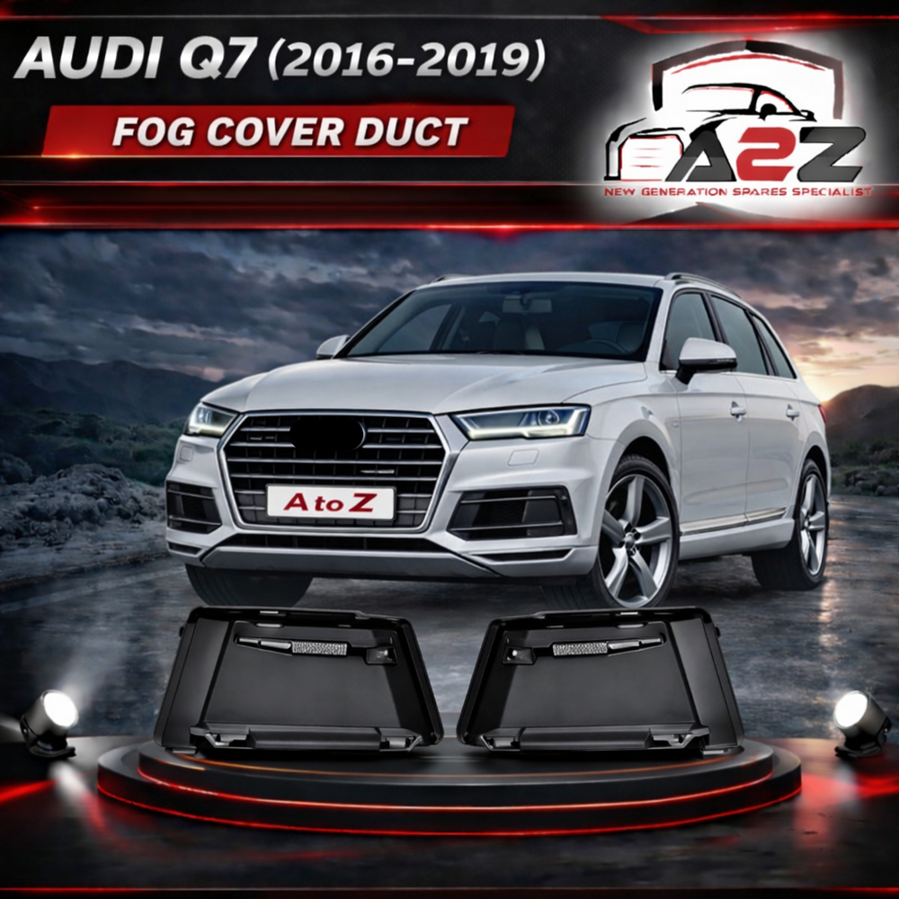 Fog Lamp Cover Duct Left 4M0807151A & Right 4M0807152A Compatible With Audi Q7 4M (2016-2019) Tag No.111
