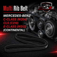Multi Rib Belt 6PK2155 A0019933496 0119971992 0119975292 0129975292 Compatible With MERCEDES-BENZ C-CLASS (W204) CLS (C218) E-CLASS (W212) (CONTINENTAL)