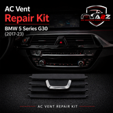 Center Left AC Conditioner Air Vent Grill Outlet Tab Clip Repair Kit 64229329579 Compatible With BMW 5 Series G30 Tag-ACR-22