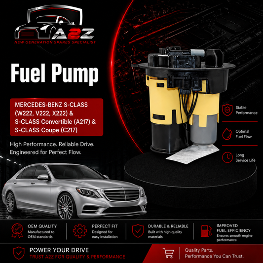 Fuel Pump 2224700094 Compatible With MERCEDES-BENZ S-CLASS (W222, V222, X222) & S-CLASS Convertible (A217) & S-CLASS Coupe (C217) Tag No.96