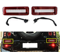 Rear Bumper Light RED Set Compatible With Land Rover Defender 5 L663