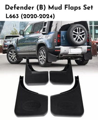 Mud Flaps (B) (Set of 4) Compatible With Defender (L663) (2020-2024)