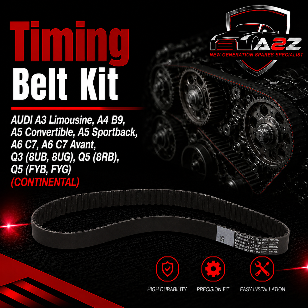 Timing Belt Kit CT1168K1 04L198119A Compatible With AUDI A3 Limousine, A4 B9, A5 Convertible, A5 Sportback, A6 C7, A6 C7 Avant, Q3 (8UB, 8UG), Q5 (8RB), Q5 (FYB, FYG) (CONTINENTAL)