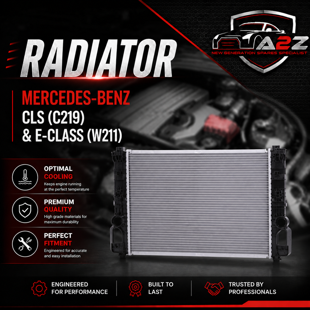 Radiator 2115003102 2115003402 A2115000202 A2115002302 A2115003102 A2115003402 Compatible with MERCEDES-BENZ CLS (C219) & E-CLASS (W211)