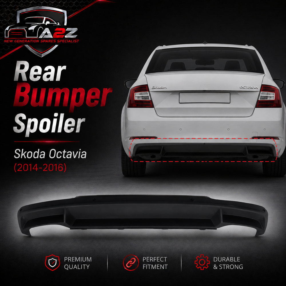 Rear Bumper Spoiler 5E5807521A Compatible With Skoda Octavia (2014-2016) Tag No.705