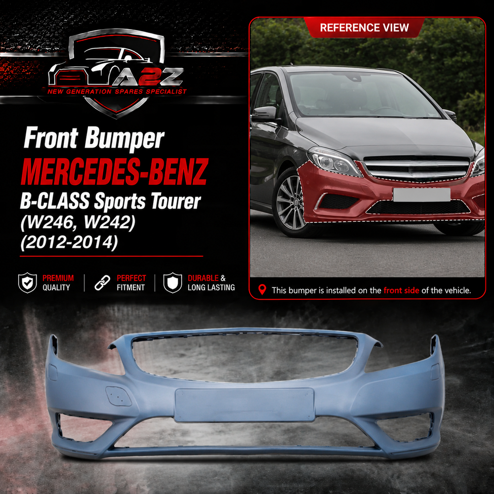 Front Bumper A2468800340 A24688003409999 Compatible With MERCEDES-BENZ B-CLASS Sports Tourer (W246, W242) Tag No.301