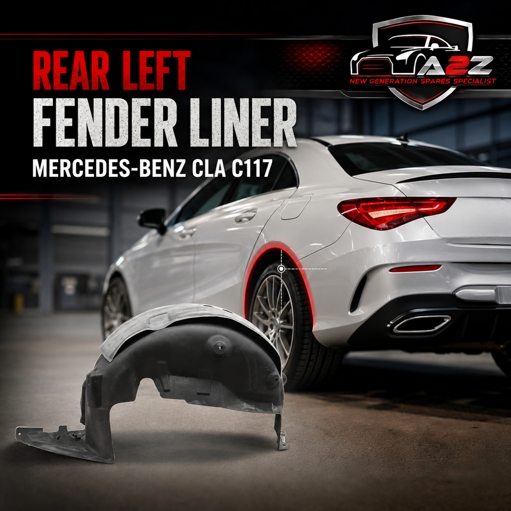 Rear Left Fender Liner 1176900330 Compatible With MERCEDES-BENZ CLA C117 Tag-FEM-53