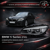 Headlight Headlamp Left 63117271911 & Right 63117271912 (Without Blaster) Compatible With BMW 5 Series (F10) (2010-2013) Xenon-Projectors Tag No.51