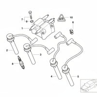 Spark Plug 12120037607 12120030548 12129071003 12120141871 For BMW 7 Series E65 Tag No.08
