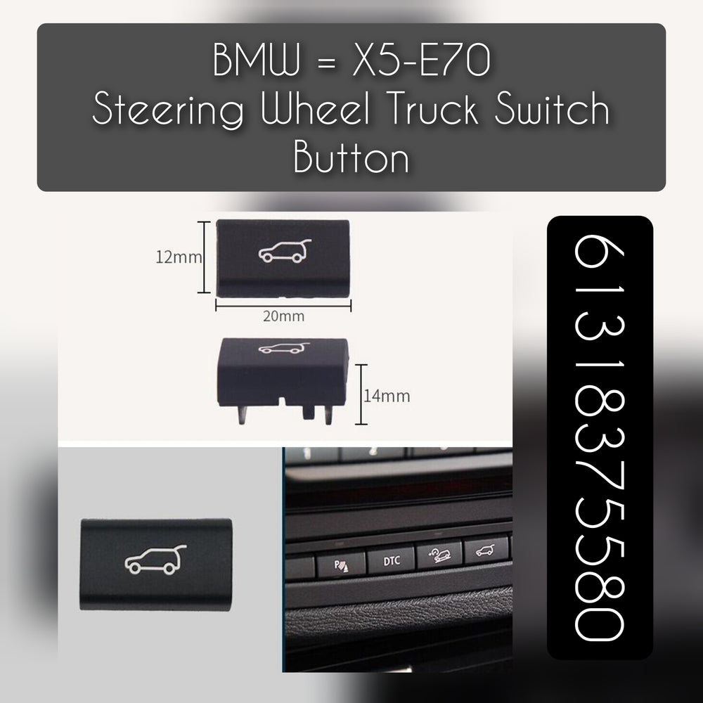 Automatic Trunk Lid Button 63318375580 Compatible with BMW X5 E70 & X6 E71 E72