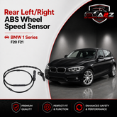 Rear Left/Right ABS Wheel Speed Sensor 34526791225 34526884421 Compatible With BMW 1 Series F20 F21 & 3 Series F30, F80