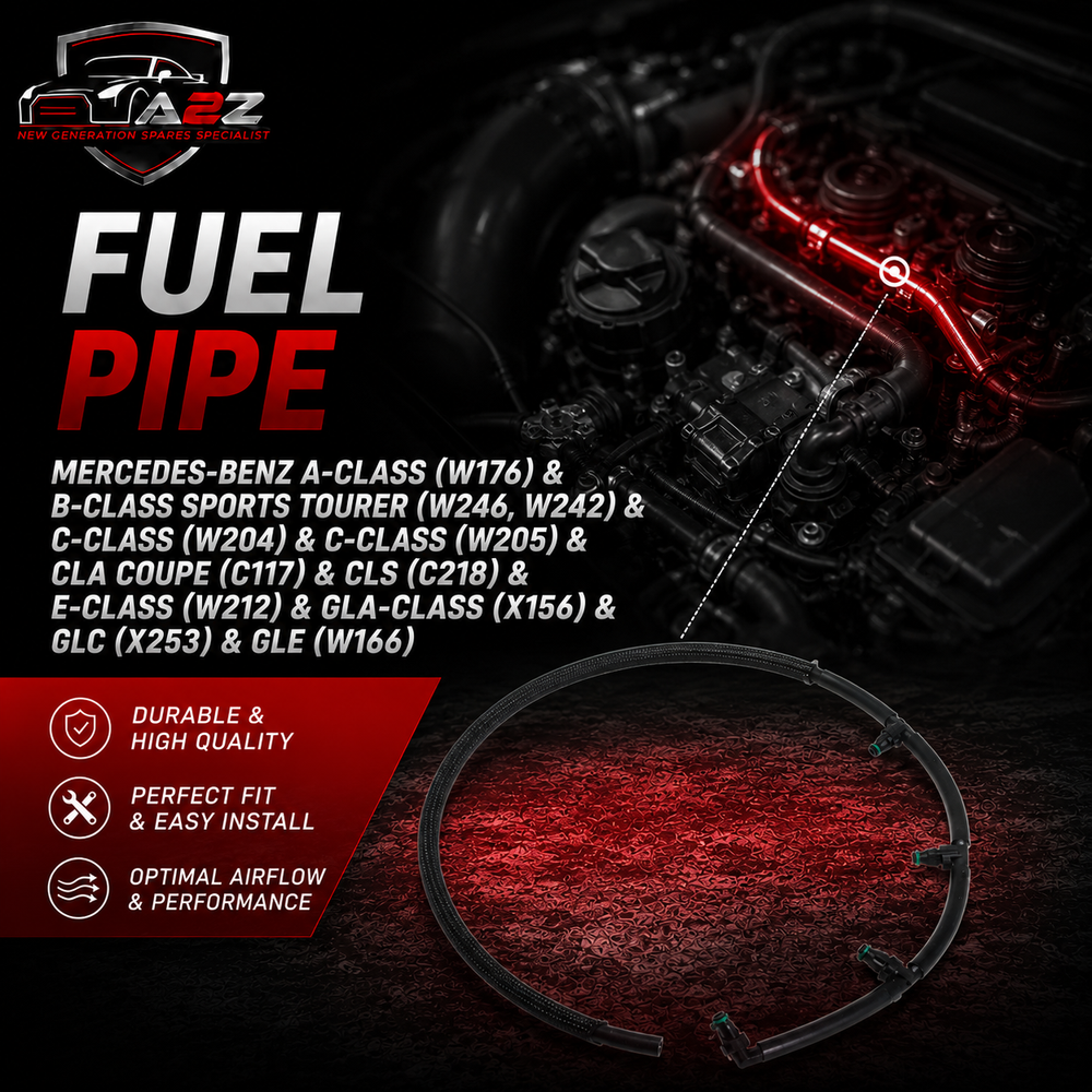 Fuel Pipe 6510700132 A6510700132 Compatible With MERCEDES-BENZ A-CLASS (W176) & B-CLASS Sports Tourer (W246, W242) & C-CLASS (W204) & C-CLASS (W205) & CLA Coupe (C117) & CLS (C218) & E-CLASS (W212) & GLA-CLASS (X156) & GLC (X253) & GLE (W166)