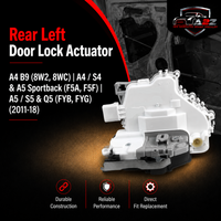 Rear Left Door Lock Actuator 8X0839015E Compatible With A4 B9 (8W2, 8WC) | A4 / S4 & A5 Sportback (F5A, F5F) | A5 / S5 & Q5 (FYB, FYG) (2011-18)