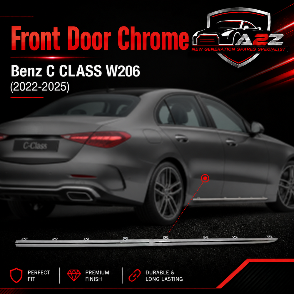 Front Door Chrome Right 2066980200 Left 2066980100 Compatible With Mercedes Benz C CLASS W206 Tag No.239