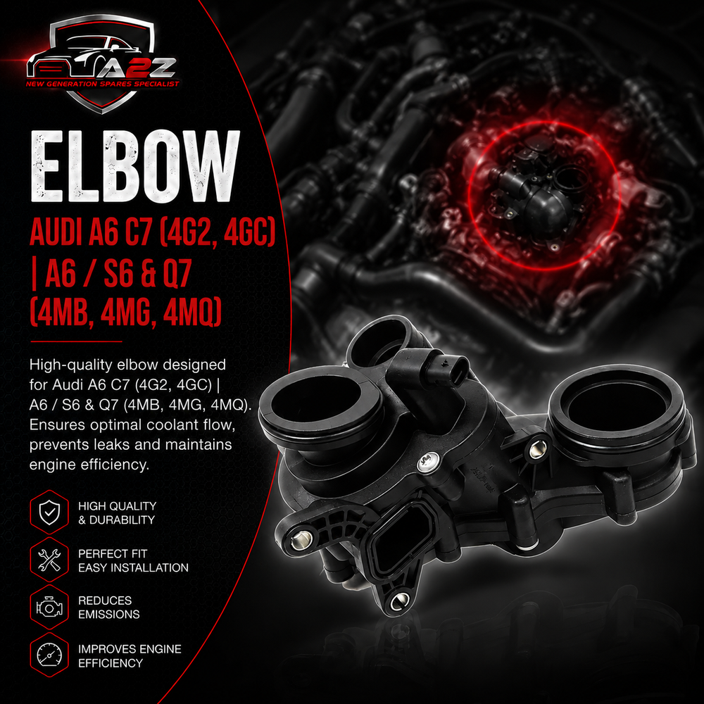 Elbow 059121111CR 059121111AQ 059121111BG 059121111BK 059121111BM 059121111CF Compatible With AUDI A6 C7 (4G2, 4GC) | A6 / S6 & Q7 (4MB, 4MG, 4MQ) Tag:61