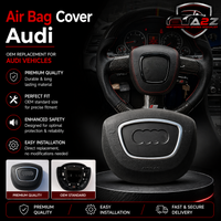 Grey Air Bag Cover Compatible With Audi