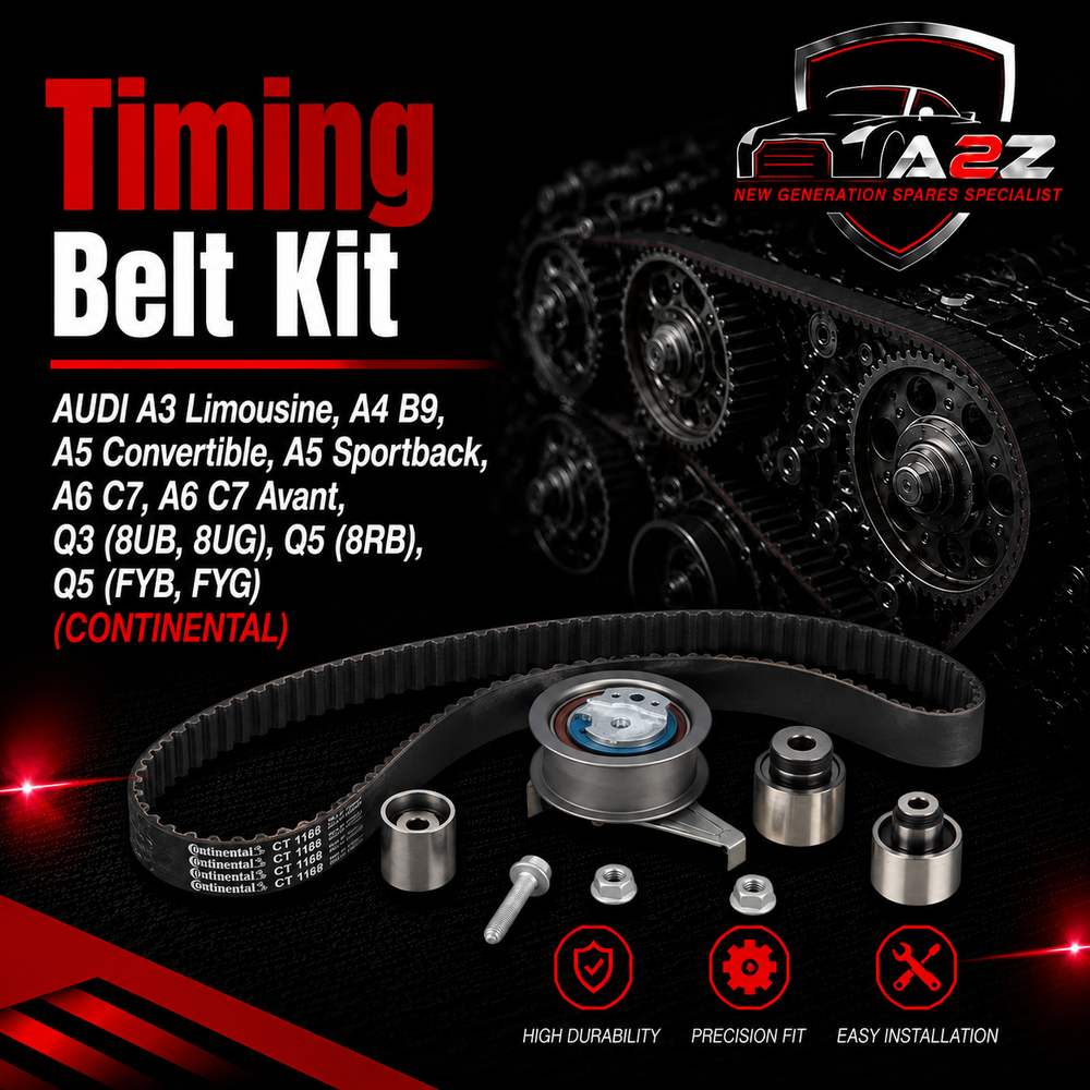 Timing Belt Kit CT1168K1 04L198119A Compatible With AUDI A3 Limousine, A4 B9, A5 Convertible, A5 Sportback, A6 C7, A6 C7 Avant, Q3 (8UB, 8UG), Q5 (8RB), Q5 (FYB, FYG) (CONTINENTAL)
