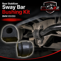 Rear Stabilizer Sway Bar Bushing Kit 33551096893 Compatible With BMW X5 E53