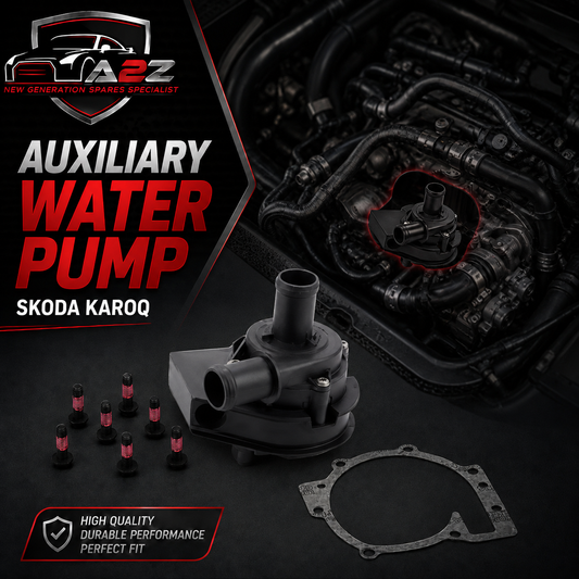 Auxiliary Water Pump WPS7016 2Q0965567 5G0965567A 5Q0965567 Compatible With SKODA KAROQ (NU7, ND7), OCTAVIA III (5E3, NL3, NR3) & AUDI Q3 (8UB, 8UG) (CONTINENTAL)