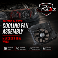 Electric Radiator Cooling Fan Assembly 4515000600 Compatible With Mercedes Benz W451