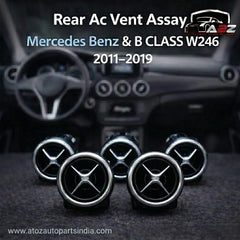 Ac Vent Assembly Set (Pack of 1) Left+Right A1768300154 Center A1768300054 Compatible With Mercedes Benz & B CLASS W246 2011-2019 & GLA CLASS W156 2013-2019 & A CLASS W177 2018 & A CLASS W176 2012-2018
