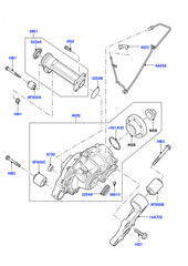 Front Drive Axle Flange Oil Seal LR019019 Compatible With DISCOVERY IV (L319) | LR4 RANGE ROVER IV (L405) RANGE ROVER SPORT I (L320) RANGE ROVER SPORT II (L494)