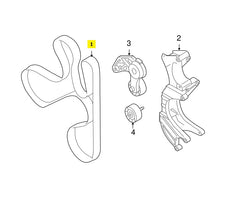 Timing Belt 7DPK2074 95510293300 Compatible With PORSCHE CAYENNE (92A) CAYENNE (9PA) CONTINENTAL