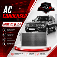 AC Condenser 64539216143 9216143 Compatible with BMW X3 (F25) Tag 106