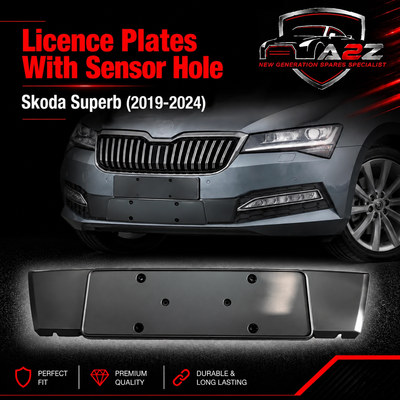 Licence Plates With Sensor Hole 8U0807285C 8U0807285C1QP W/O Sensor Hole 8U0807285D Compatible With Audi (Q3)