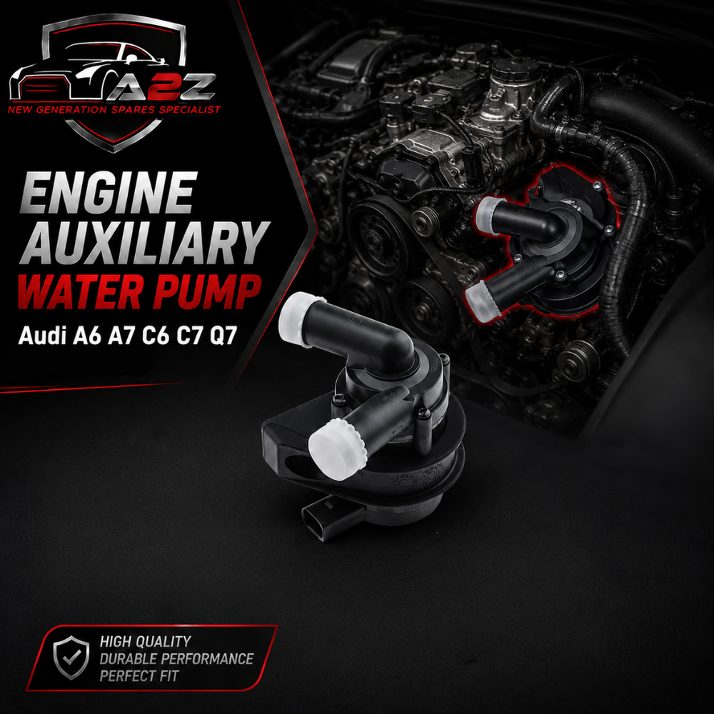 Engine Auxiliary Water Pump 06E121601C 06E121601CSK Compatible With Audi A6 A7 C6 C7 Q7