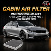 Cabin Air Filter E4980LB & 641193828850 & LAK1398 64119382886 64119382885 Compatible With BMW 3 Series (G20, G80, G28) & X3 (G01, F97, G08) & X4 (G02, F98) & Z4 Roadster (G29) Tag : 126