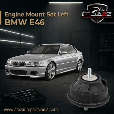 Engine Mount Set Left 22111094813 & Right 22111094814 Compatible With BMW E46
