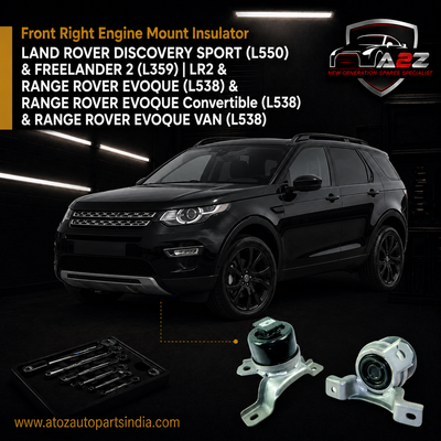 Front Right Engine Mount Insulator LR021635 Compatible With LAND ROVER DISCOVERY SPORT (L550) & FREELANDER 2 (L359) | LR2 & RANGE ROVER EVOQUE (L538) & RANGE ROVER EVOQUE Convertible (L538) & RANGE ROVER EVOQUE VAN (L538)