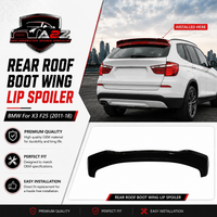 Rear Roof Boot Wing Lip Spoiler BMRS10 Compatible With BMW For X3 F25 (2011-18)